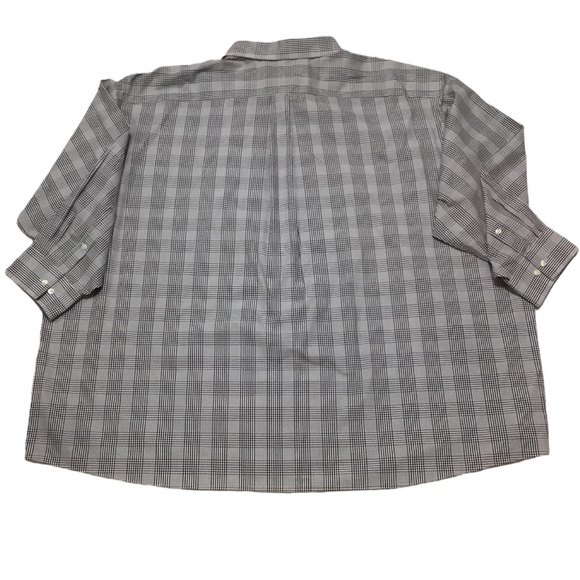 🛍️ MICHAEL KORS Relaxed Fit Button-Up Plaid Dress Shirt Men’s - Size 22 … - Picture 3 of 14